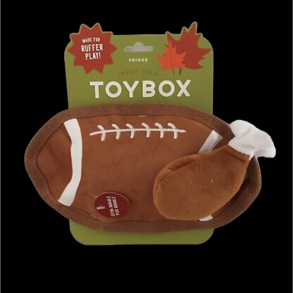 🆕 Fringe Turkeys & Touchdowns Dog Toy